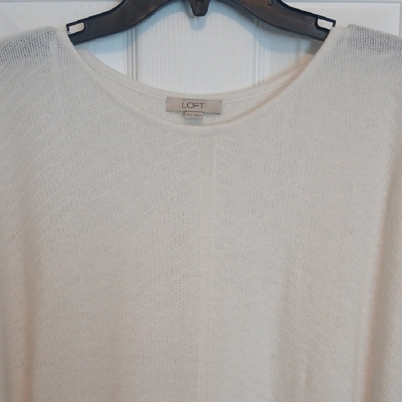 LOFT Cream Women's Tunic Top - Picture 3 of 5